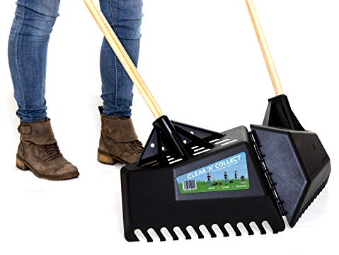 Clear N Collect Multi-Purpose Garden Leaf Rake Grabber/Collector, Gardening Leaf Collector For Collecting Leaves Easily And Without Back Pain