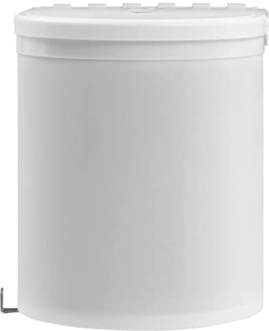 vidaXL Pattumiera da Incasso per Cucina in Plastica 12 L