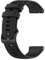 Huwokxix 22mm Watch Strap Compatible with Fossil Gen 5 Carlyle/Julianna/Garrett/Sport, Silicone Replacement Band (Black)
