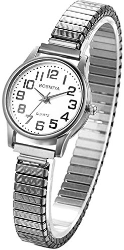 Avaner Armbanduhr Herrenuhren Modische Damenuhren mit großes digitales Zifferblatt, LEICHT ZU LESEN Analog Quarzuhr mit elastische Armband für Männer Frauen Paare