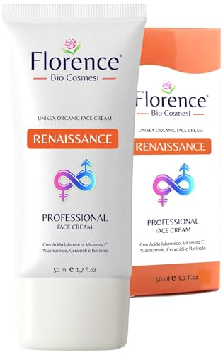 Bio Crème Hydratante Visage Antirides, Antiâge,Anti Taches Jour et Nuit á l'Acide Hyaluronique, Retinol et Vitamine C. Crème Anti-âge Homme & Femme,Raffermissant & Éclaircissant. 50ml