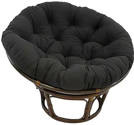 Papasan Stolskudde 100 cm sittkudde utomhus hängande stol stol kudde hängande korg kudde trädgårdsmöbler kudde sittdyna tjocka sittdynor för rottingmöbler trädgårdsstolar roun