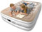 Cotabaty 18 inch Inflatable Air Bed with Built in Pump,Inflatable bed with Self-Inflation/Deflation,Air Mattress Flocked Surface Blow Up Bed for Home Camping,190x99x45cm,Twin