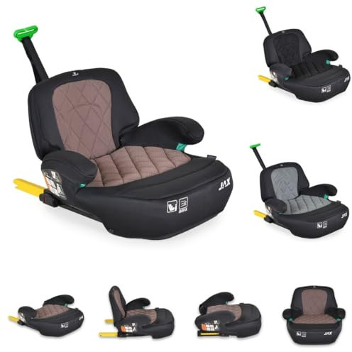 Cangaroo Kindersitz Sitzerhöhung Jax i-Size 125-150cm Gruppe 3 Isofix Top Tether braun