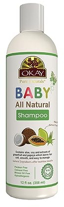 OKAY Pure Naturals All Natural Baby Shampoo - 12 oz / 355 ml