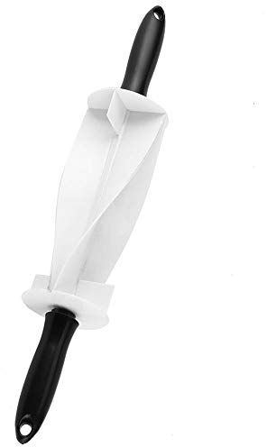 Croissant Ausstechroller 17 x 6,5cm Kunststoff Brot Rollen Teig Cutter Gebäckausstecher Multifunktions Antihaft Croissant Brotausstecher DIY Backwerkzeuge