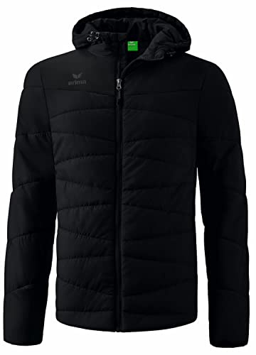 Erima Herren Basic Stepp Jacke (2062305), schwarz, M