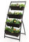 COSTWAY 124cm/163cm Raised Garden Bed, 4-Tier Vertical Garden Planter with 4 Container Boxes & Drainage Holes, Indoor Outdoor Elevated Flower Herb Growing Box for Patio Yard Balcony (76 x 78 x 163cm)