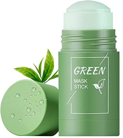 Green Mask,Green Tea Punti Neri,Maschera viso, Detergente, per la Pulizia Dell'acne, Rimozione Profonda dei Punti neri,Idratazione della Pelle