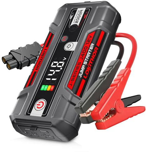 LOKITHOR J400 Portable Jump Starter for Upto 8.0L Gas & 6.0L Diesel Engines