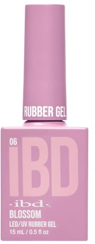 IBD Rubber Gel - Blossom - 15 ml - Made in USA - Premium Nail Polish for Durable Manicure and Smooth Nails - LED/UV Varnish