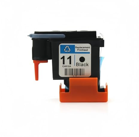 11 Testina di stampa nera C4810A 4810 Testina di stampa a colori, compatibile con HP DesignJet 100 500 510(1PC Black)