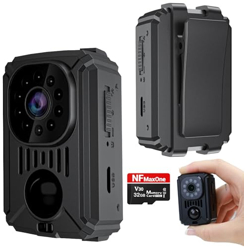 Mini Camara Espia Oculta Sin Wifi – Camara Vigilancia Coche Sin Internet Con Visión Nocturna y Detección de Movimiento, Cámara Vigilancia Sin Wifi para Coche, parking - Videovigilancia Sin Internet P