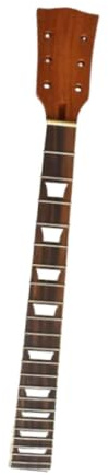 KIXZSAZ Mástil de guitarra eléctrica de 22 trastes, Para madera, construcción robusta, diapasón palisandro, repuesto guitarra, regalo, piezas repuesto para bricolaje, LP