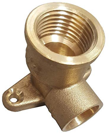 15mm x 1/2 Wallplate Elbow - End Feed - Bag of 2