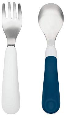 OXO Ensemble fourchette/cuillère d'entraînement Bleu marine