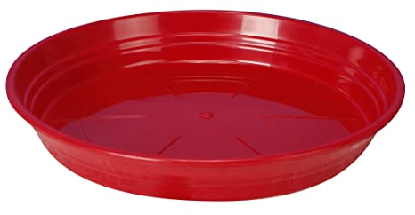 Soucoupe Ronde, 40 Diamètre, Rouge