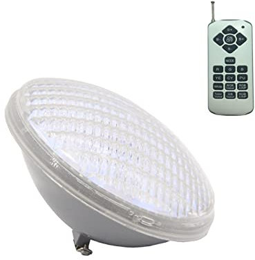 Undervattensljus 1 8W 22W 36W 45W 54W Projecteur LED Piscine Underwater pool belysning PAR 56 RGB Strålkastare IP68 Vattentät pool ljus med fjärrkontroll Dammljus (Color : RGB 2P with remote, Size :