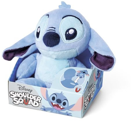 Simba - Disney Stitch da Spalla, 12 cm, con Magnete, da 0 Mesi, 6315870464