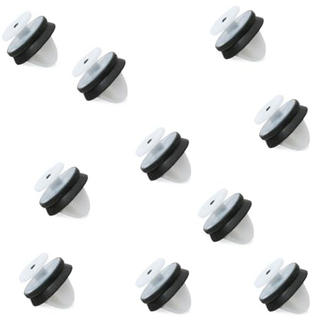 (Lot de 10) Clips de Fixations de panneau de porte, agrafe de portière, moulure latérale compatible pour les véhicules Citroën, Peugeot, Renault et Volvo OEM 6991S6 6991Y8 9341PF 634759 7703077469