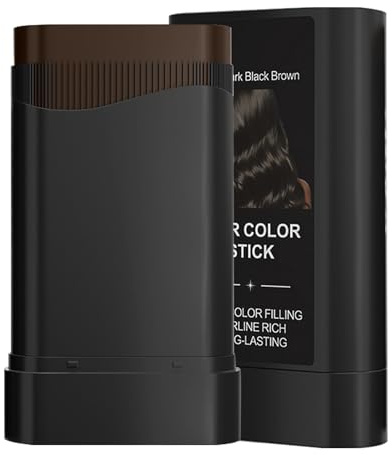 Barra Colorante Capilar, Aplicador de Tinte 2 en 1 Peine para Mujer, Brocha Colorante Cobertura de Raíces Temporal Suministros Estilo Natural para Mujeres Hombres