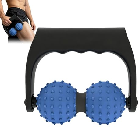 Bolas de Masaje y Rodillos de Masaje Masajeador Rodante Portátil | Herramienta De Masaje Corporal Con Bola Rodante Para Espalda Cuello Hombros Pies Piernas Brazos Articulaciones Cuerpo