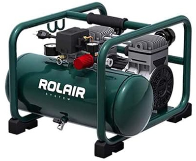 Rolair Hand Carry Portable 2HP Air Compressor Rolair JC20 Super Quiet 70dB 115 Volt