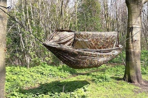 DD Hammocks Nest Hammock - MC: Fully Camouflaged Camping Hammock For Stealth Camping Backpacking And Hiking Adventure