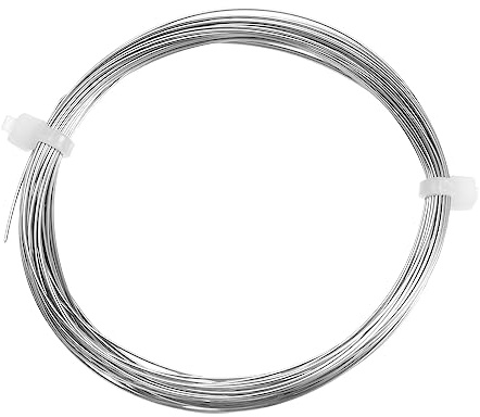 QUARKZMAN Filo Sostituzione Acciaio per Filo Taglio Utensili Inossidabile Acciaio Filo Sostituzione per Taglierina Taglio Formaggio Ceramica Argilla, 3 Metri Lunghezza