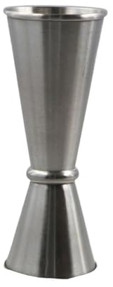 Misurino per cocktail a doppia testa in acciaio inossidabile, misurino in metallo, per bar, casa, barista, feste, accessori (30/50 ml)