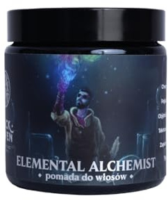 By Elementum x Slickhaven Pomata per capelli 60ml Elemental Alchemist Tenuta forte Finitura opaca naturale Cura con burro di karité & olio di avocado Profumo erbaceo-agrumato Vegana