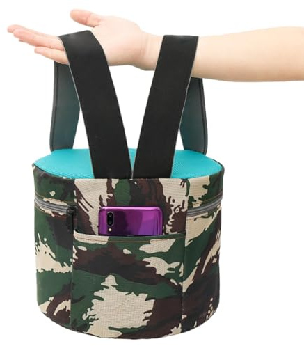 Portable Chair Stool Foam Work Chair with Carrying Straps | Wearable Gardening Stool for Outdoor Garden Travel Fishing Farm Agriculture Backyard Patio