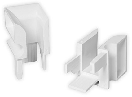 DIWARO® Einlauftrichter für Mini-Führungsschiene aus Kunststoff | weiß | 905-2