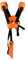 YOUSHARES Schultergurt Gurte Doppelschultergurt Rasentrimmer Cutter Rasenmäher Trimmer Shoulder Strap Für Stihl FS Freischneider Motorsense (Orange)