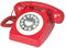 Corded Retro Phone, TelPal Red 80's Classic Telephone/Landline Phone/Wired Antique Telephone for Home/Office/Hotel