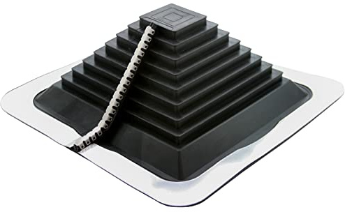 MASTER FLASH Multi-Flash Square takgenomträngning för att skydda mot inträngning av vatten rörmanschett takutlopp rörgenomföring tätningsfläns för plåttak Epdm nr. 2 0–254 mm