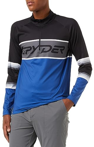 Spyder Premier Zip T-Neck, Herren, Electric Blue, S