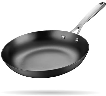 Stahl Gjutjärn Smed Plus stekpanna, gas- och induktionsbas, 7424, 1,4 L, 24 cm (tjänar 2 personer)