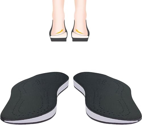 Semelles Orthopédiques de Jambe en O,Semelles Intérieures Compensées en Cuir pour Femmes et Hommes,Orthopédiques de Pronation de Supination pour Douleurs au Genou,Surpronation