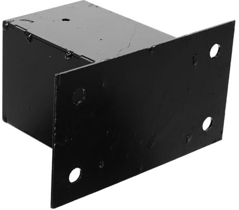 UKCOCO Soporte Base Para De Valla De Metal Resistente Protector De Anclaje Para Buzón Para Barandillas y