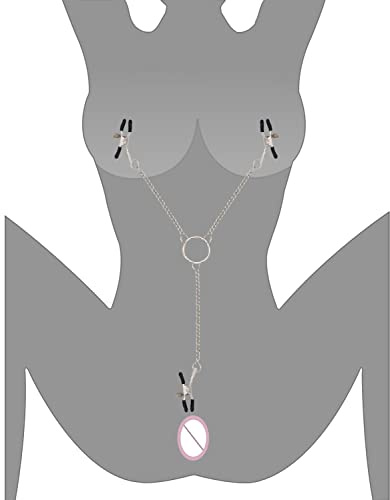 Juguetes sexuales, BDSM, bondage, juguetes y juegos sexuales para adultos, pinzas para pezones,estimulador de clítoris y pene, pinza ajustable para clítoris, regalos para parejas (CG1-K)