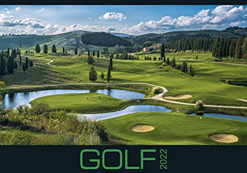 Golf 2022 - Bildkalender 48,5x34 cm im Querformat - internationaler Golfkalender - Sportkalender - Wandplaner - Wandkalender - Alpha Edition