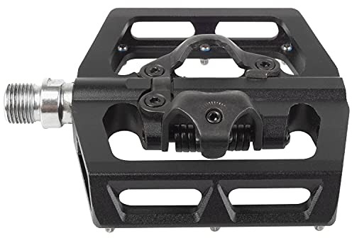 M-Wave Plattform-Kombipedal, Clipless, Plattform, schwarz, Trittfläche: ca. 92 x 102 mm (LxB)