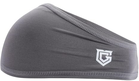 Gridiron Gladiator Football Skull Headband, Men's Workout Headband - Nylon-Spandex Fabric, Moisture-Wicking, Non-Slip Grip, One Size - For Football Players