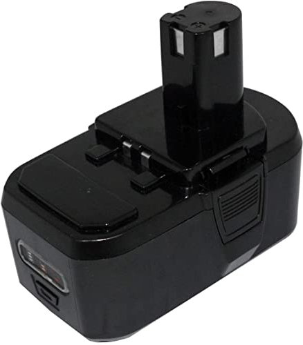 PowerSmart® Batterie Li-ion 3000 mAh 18 V pour Ryobi RB18L26, RB18L40, RB18L50, RB18L60, RB18L90, RB18LL50, RB18LL50P, RB18LL50PG, RB18LL55P, RBC18L133 Couleur : noir