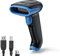 Eyoyo Barcode Scanner 1D 2D QR Handheld, Code Scanner 3 in 1 Verbindungsart Bluetooth 2.4G Wireless USB Kabel, Barcode Leser mit Windows, Android, iOS, Tablets oder Computer(EY-034 Blaue)