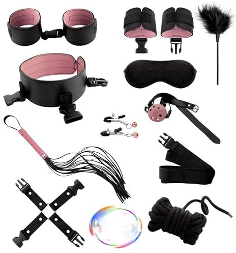 10 Bitar Rosa Svamp Casual Set, SporttillbehöR, Justerbar Storlek, HäNder Och Fotleder, FöRbäTtra Kampstyrka, Par GåVa.