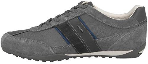 Geox Herren U Wells C Sneaker, Dk Grey, 42 EU