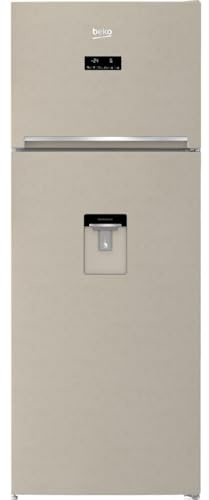 BEKO Frigorifero doppia porta No Frost F, 313 litri, sabbia