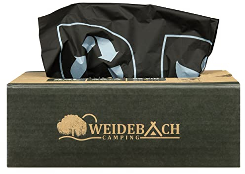 Weidebach® 44 Stück biologisch abbaubare Toilettenbeutel, 45L Toilettenbeutel Campingtoilette, 100% wasserdichte Campingtoilette Beutel, Notfall Toilettenbeutel für alle gängigen Campingtoiletten